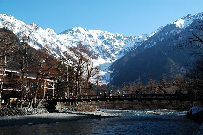 穂高嶽景觀